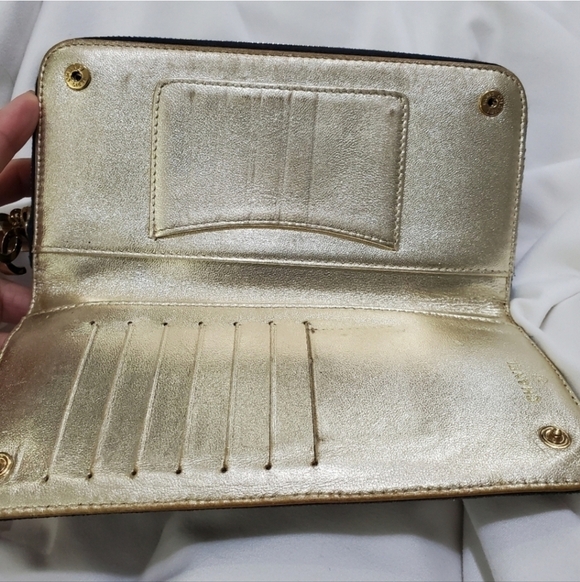 CHANEL Denim and Gold Leather Y2K CC Zippy Wallet - Picture 15 of 16